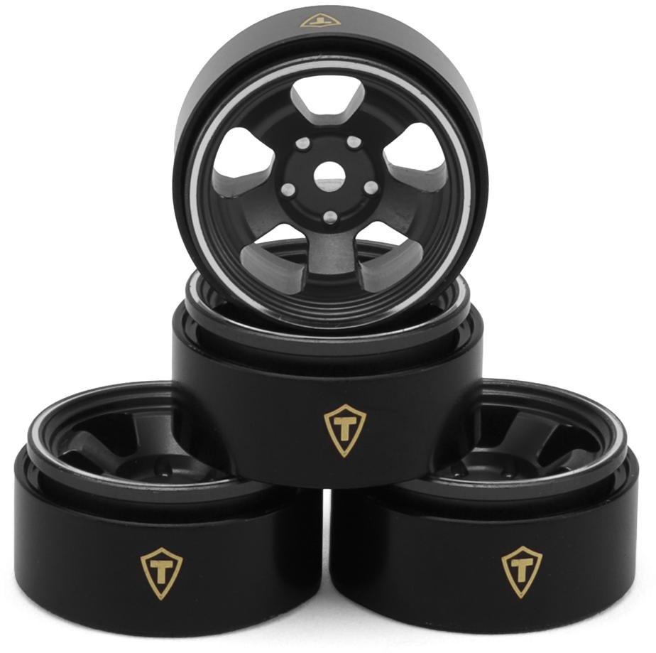 Treal Hobby Treal Hobby Axial SCX30 Type B 0.7\" 5-Spoke Aluminum Micro Rock Crawler Beadlock