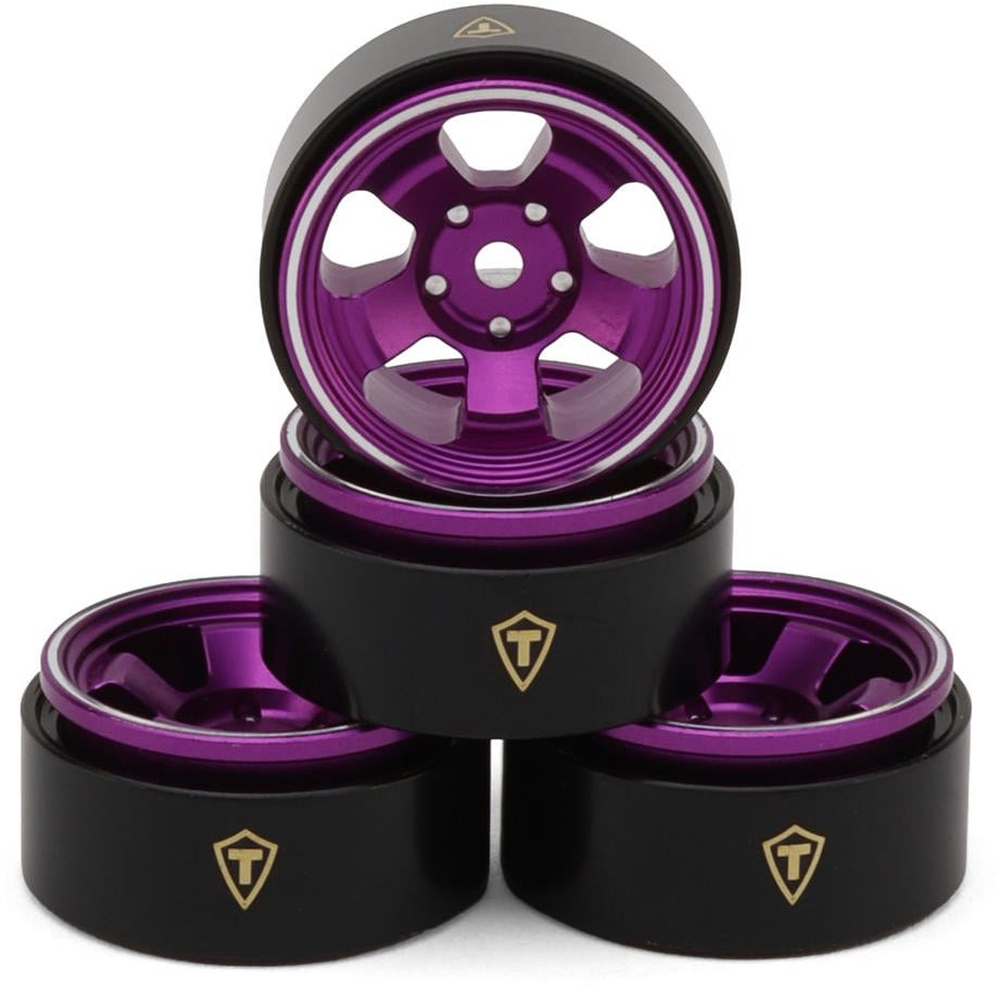 Treal Hobby Treal Hobby Axial SCX30 Type B 0.7\" 5-Spoke Aluminum Micro Rock Crawler Beadlock