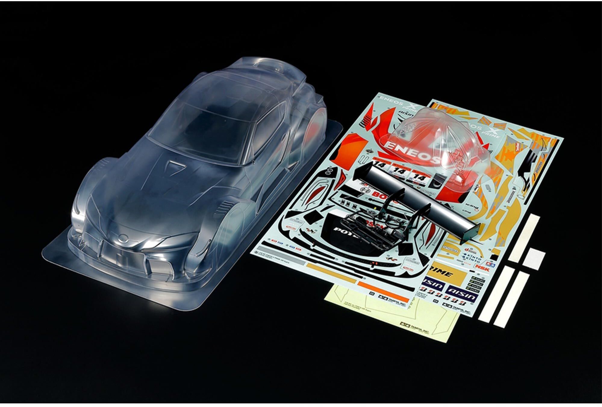 Tamiya 1/10 ENEOS X PRIME GR Supra Lightweight Body Parts Set - Limited Edition