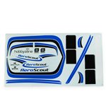 Hobby Zone AeroScout Blue Decal Sheet