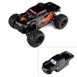 Proline 1/16 Pre-Cut Truck Body Tough Color Black: Traxxas Mini Maxx