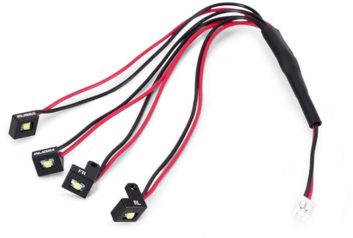 Injora 4LED Rock Lights Kit for 1/30 SCX30
