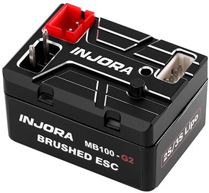 Injora MB100 G2 Brushed ESC 40A for 1/24 1/18 RC Crawlers