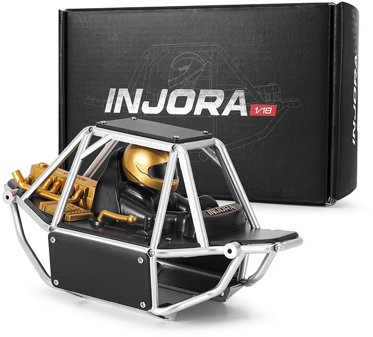 Injora Moonbit Nylon Tube Buggy Body Kit for 1/18 RC Crawler TRX4M