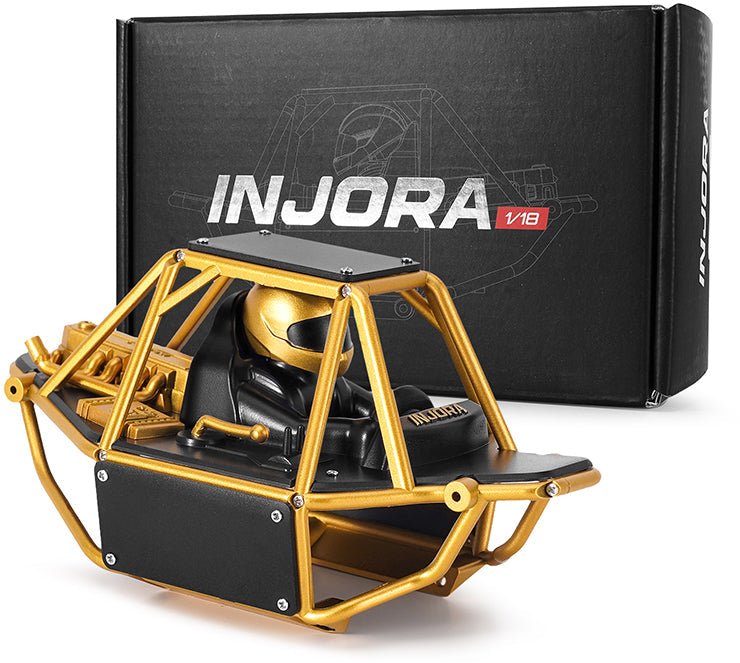 Injora Moonbit Nylon Tube Buggy Body Kit for 1/18 RC Crawler TRX4M