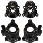 Injora Brass Front Outer Portal Housings for 1/18 Redcat Ascent-18 Scou