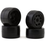 John's BSR Racing BSR Racing 1/10 Race Radial Pan Car/WGT-R Rubber Belted Pre-Mounted Carpet Tires