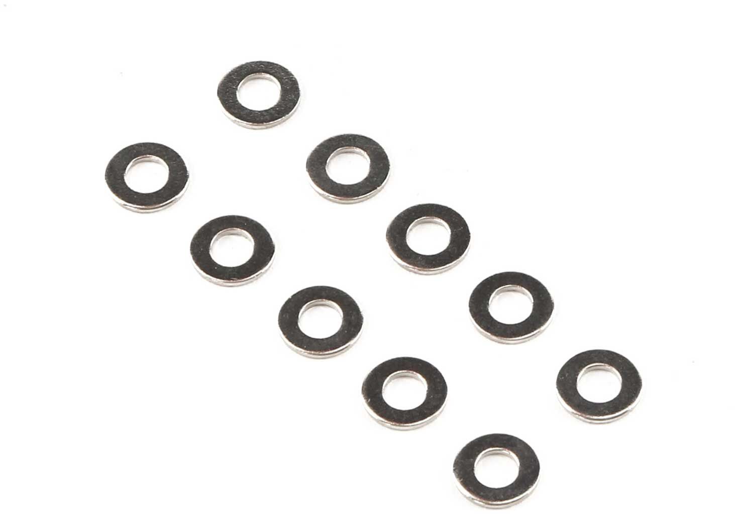 Losi Washer, 4.3mm x 9mm x 0.8mm, Steel (10)