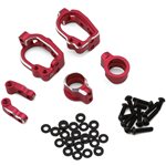 Yokomo Yokomo RD/SD/MD Aluminum Adjustable Front Steering Block Set (Red)