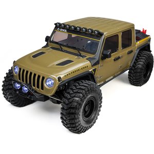 Axial 1/10 SCX10 III Motobilt Waypoint Jeep JT Gladiator 4X4 RTR Brushed Rock Crawler, Green