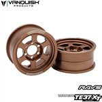 Vanquish Products Volk Racing 1.9 TE37XT M-SPEC Beadlock Wheels - Bronze