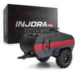 Injora Scale Teardrop Trailer with Hitch for 1/24 Axial SCX24
