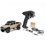 1/30 SCX30 Toyota Tacoma 4X4 RTR Brushed Rock Crawler (Battery & Charger Included), Extreme Off-Road