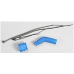 Pipe Coupler Blue / Exhaust Deflecter / Cable Ties Long (2