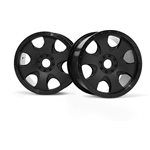 HPI Warlock Spoked Standard Offset 17mm Monster Truck Wheels (2)