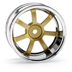Rays Gram Lights 57S-Pro Wheel, Chrome/Gold, 9Mm Offset