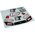 Grill, Lights & Logo Sticker Sheet: 5IVE-T