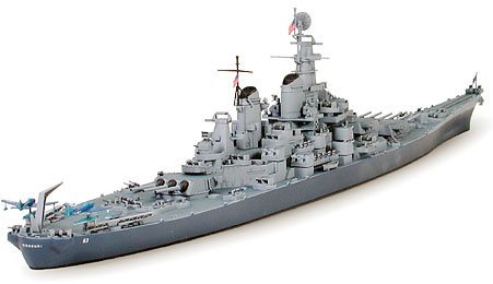 Tamiya 1/700 Us Navy Battleship Missouri Plastic Model Kit (Tamiya ...