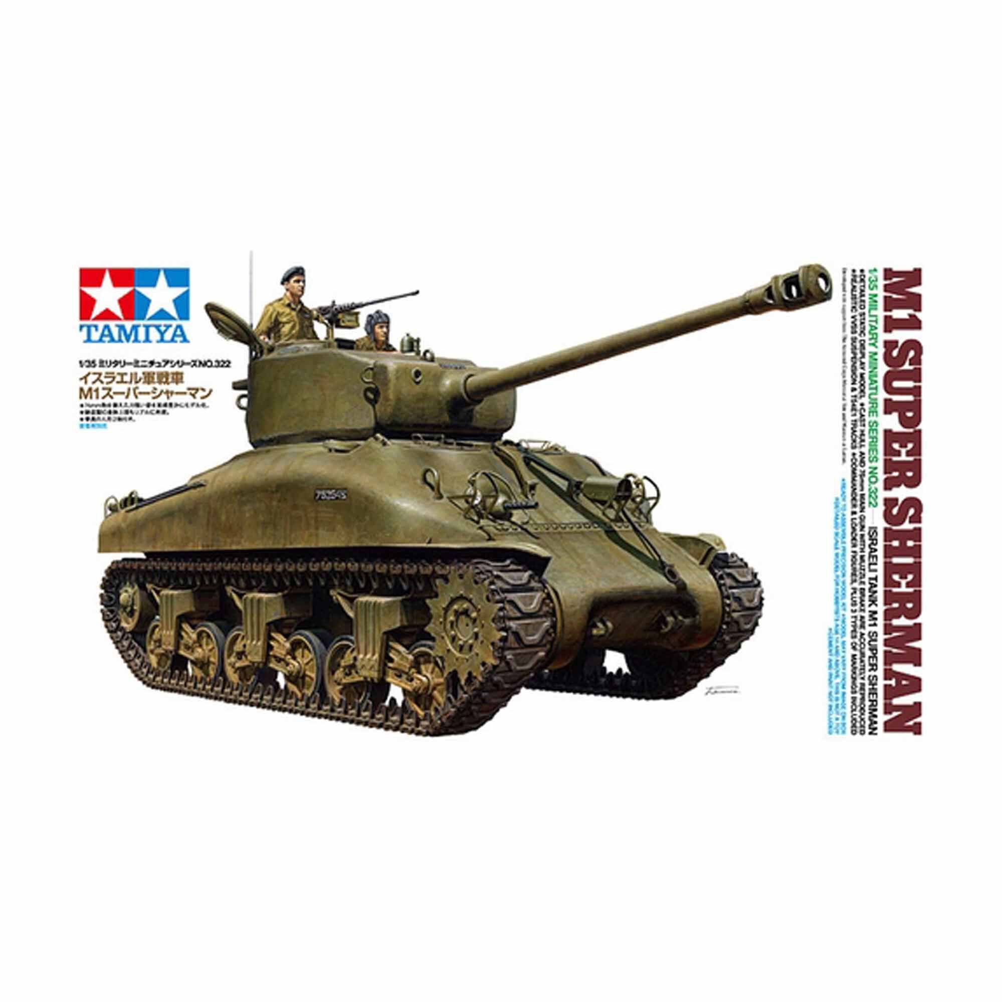 Tamiya 1/35 Israeli Tank M1 Super Sherman