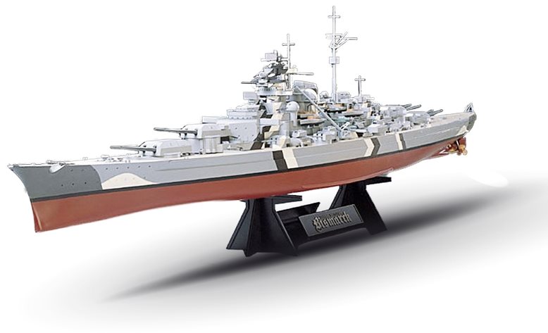 Tamiya 1/350 German Battleship Bismarck Plastic Model Boat Kit (Tamiya ...