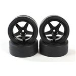 Pre-mounted Drift Tires (4) 26mm: TT01