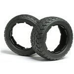 Tarmac Buster Tire, M Compound, 170X60mm, (2Pcs), Baja 5B
