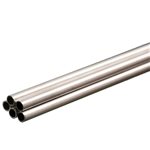 K+S Round Aluminum Tube: 5/32" Od X 0.014" Wall X 36" Long