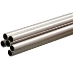 K+S Round Aluminum Tube: 7/32" Od X 0.014" Wall X 36" Long