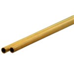 Bendable Brass Fuel Tube: 1/8" Od X 0.014" Wall X 12" Long