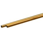 Square Brass Tube: 3/32" Od X 0.014" Wall X 12" Long