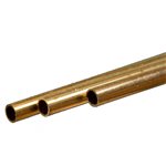 Round Brass Tube: 5Mm Od X 0.45Mm Wall X 300Mm Long