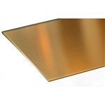 Brass Sheet: 0.025" Thick X 6" Wide X 12" Long