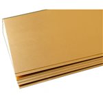 K+S Brass Sheet: 0.016" Thick 4" Wide X 10" Long