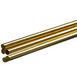 K+S Round Brass Rod: 5/32" Od X 36" Long