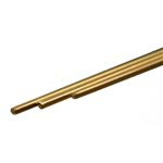 Round Brass Rod: 1/16" Od X 12" Long