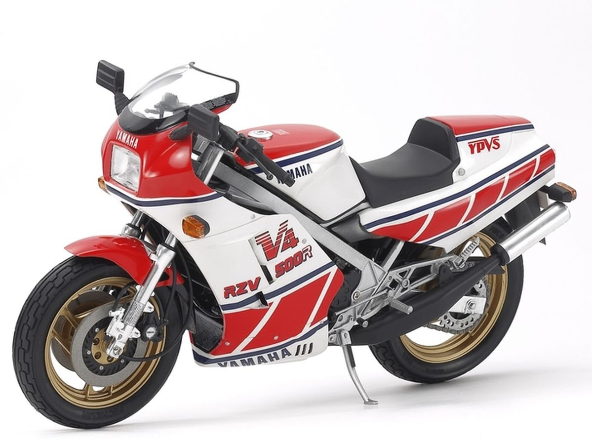 Tamiya 1/12 Yamaha Rvz500r Kit, Cf437 Plastic Model