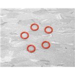 Silicon O-Ring, Ss-045, Red, 4.5X6.6Mm, (5Pcs)