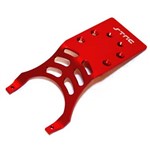 Aluminum Rear Skid Plate, Red, For Traxxas Stampede / Slash