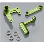 ST Racing Concepts Aluminum Steering Bellcrank Set, W/Bearings, Green, For Traxxas