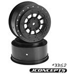 Hazard Losi SCT-E Wheel Black (2)
