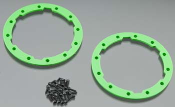 Traxxas Sidewall Protector, Beadlock (Green) Use With Geode Wheels
