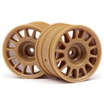Bronze Rally Off-Road Wheel, 48X33mm, For The Wr8 (2Pcs)