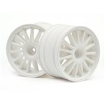 White Tarmac Wheel, 2.2", 57X35mm, For The Wr8 (2Pcs)