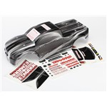 E-Maxx Prographix 1/10 Monster Truck Body Black Silver