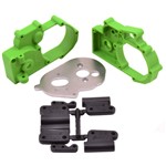 Green Gearbox Housing And Rear Mounts For Traxxas 2Wd Vehicles