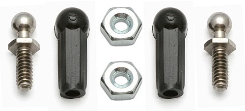 Associated Rc10 Ballstud Set .30, Silver