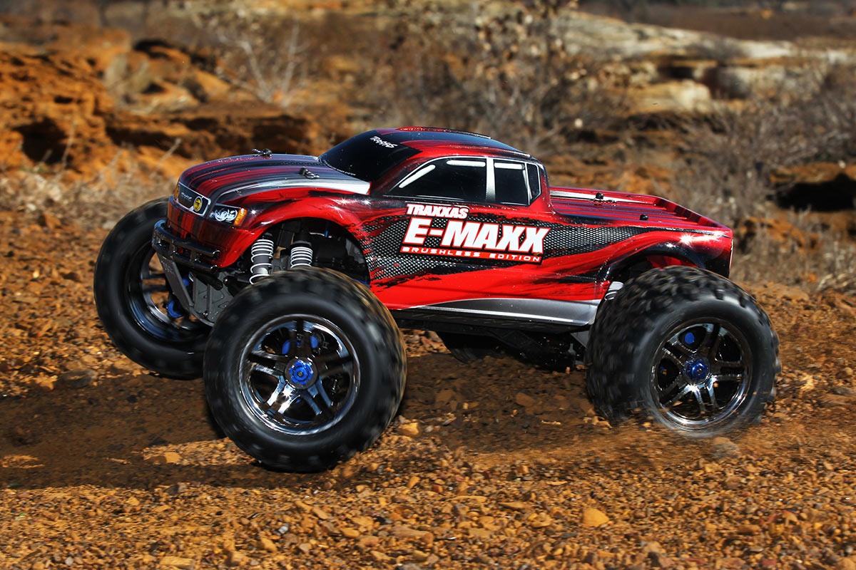 Traxxas E-Maxx Brushless Monster Truck RTR, w/ TQi 2.4GHz & TSM - No ...