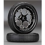 Traxxas Tires & Wheels, Assembld, Glued, (Alum Weld Wheels, Tires, Foam