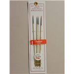 Golden Taklon Detail Brush Set 4 Sizes